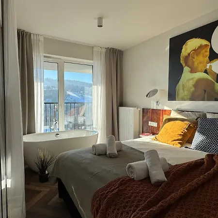아파트 Widok Marzen Sun&ski Romantic Art House Z Garazem *