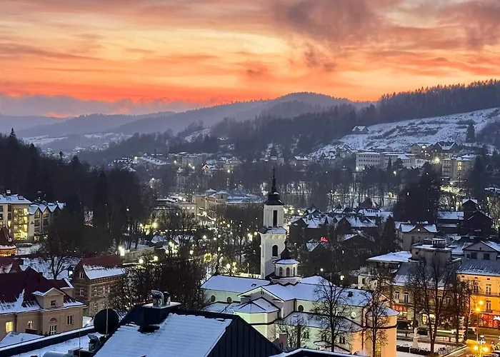 Widok Marzen Sun&ski Romantic Art House Z Garazem * Krynica Zdroj