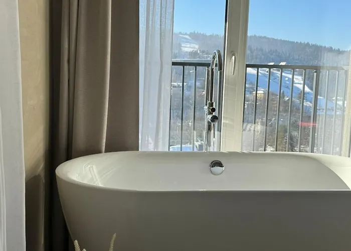 Widok Marzen Sun&ski Romantic Art House Z Garazem * Krynica Zdroj