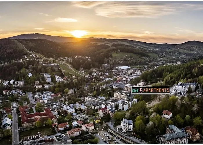 Widok Marzen Sun&ski Romantic Art House Z Garazem Appartement Krynica Zdroj