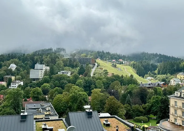 Widok Marzen Sun&ski Romantic Art House Z Garazem Appartement Krynica Zdroj