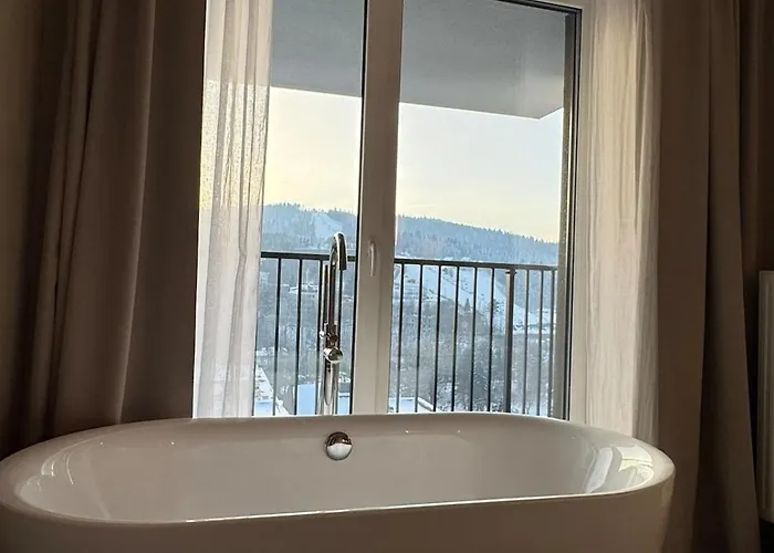 Widok Marzen Sun&ski Romantic Art House Z Garazem Krynica Zdroj