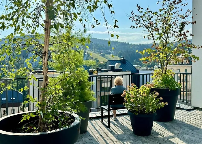 Widok Marzen Sun&ski Romantic Art House Z Garazem Krynica Zdroj