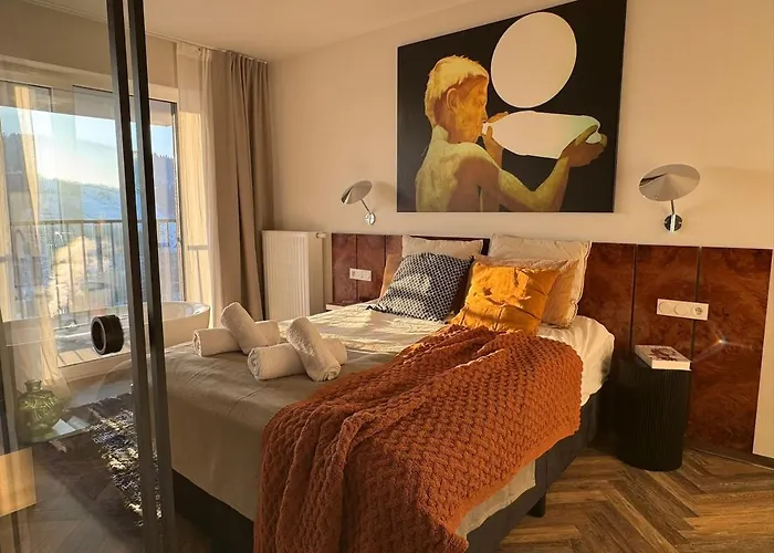 Widok Marzen Sun&ski Romantic Art House Z Garazem Krynica Zdroj