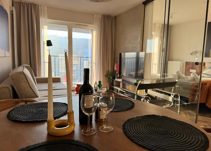 Widok Marzen Sun&ski Romantic Art House Z Garazem * Krynica Zdroj